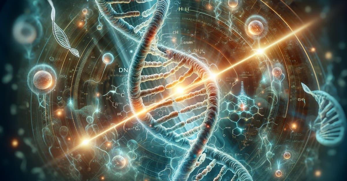 Scalar Light Assembles and Maintains the DNA Molecule
