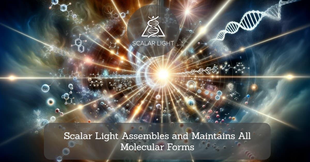 Scalar Light Assembles and Maintains All Molecular Forms