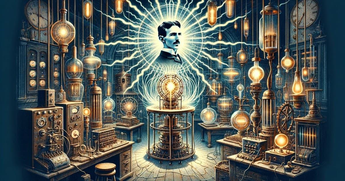 Nikola Tesla discovers scalar energy