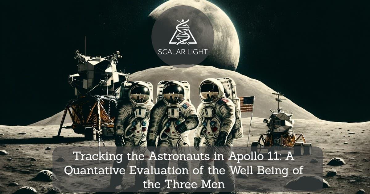 Tracking the Astronauts in Apollo 11: A Quantative Evaluation of the Well Being of the Three Men