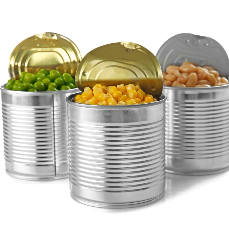Processed canned food
