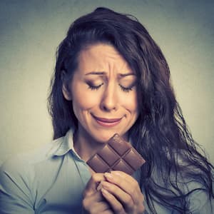 Guilt about eating chocolate