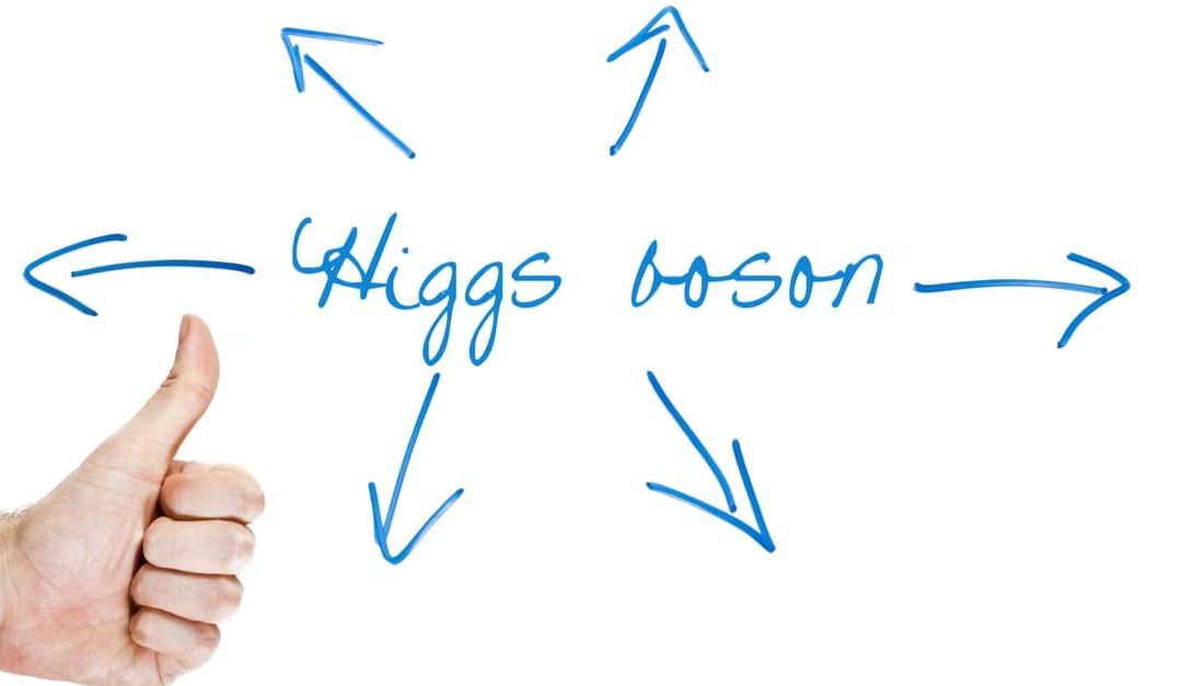discovery of the higgs boson (god particle) and its implication, the God Particle, represented by arrows