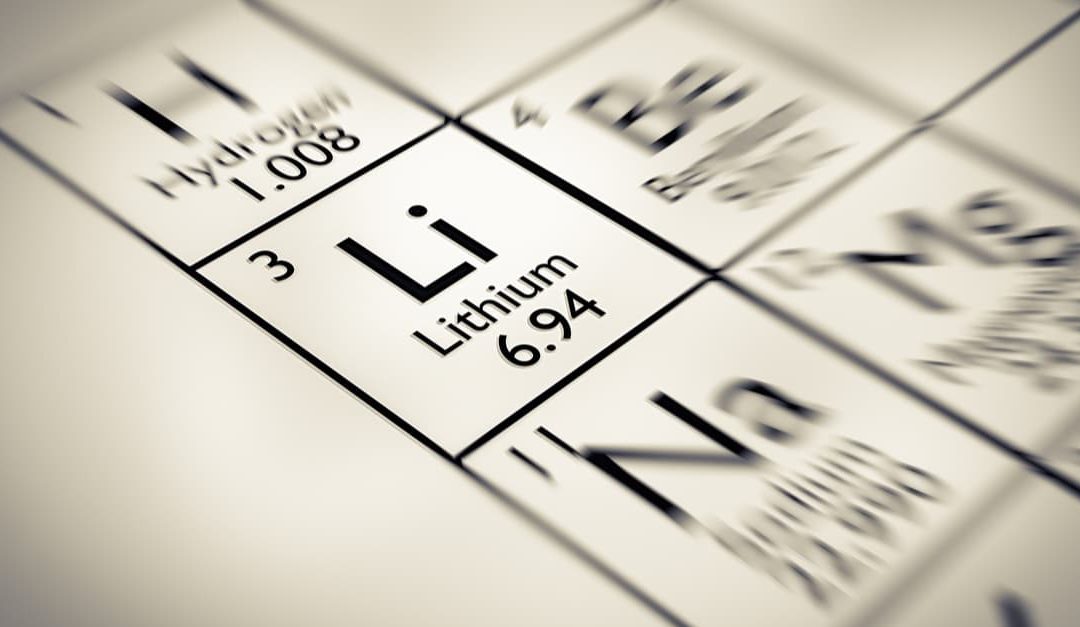 Lithium element on the periodic table
