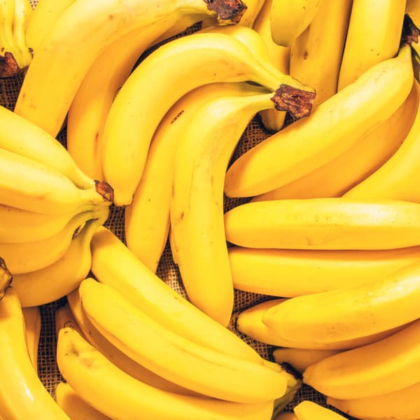 Bunches of bananas, a rich source of potassium