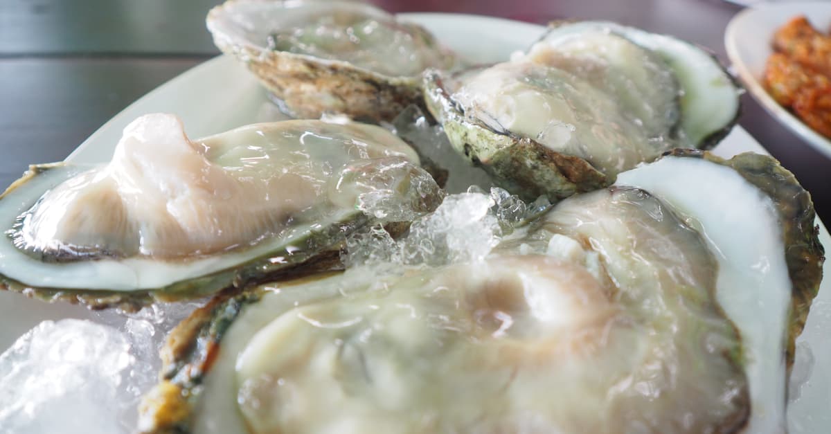 Oysters are a source of Zinc and vitamins
