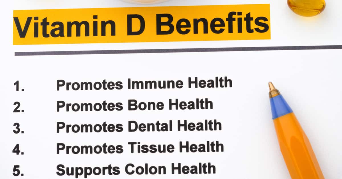 The health benefits of Vitamin D