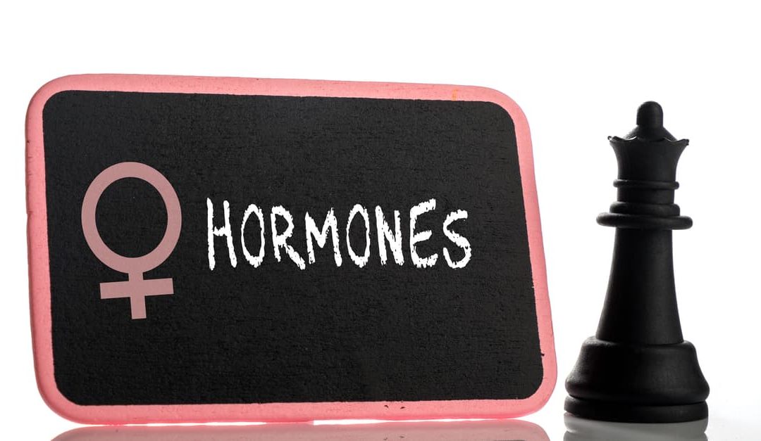 Hormones, women's health conceptual