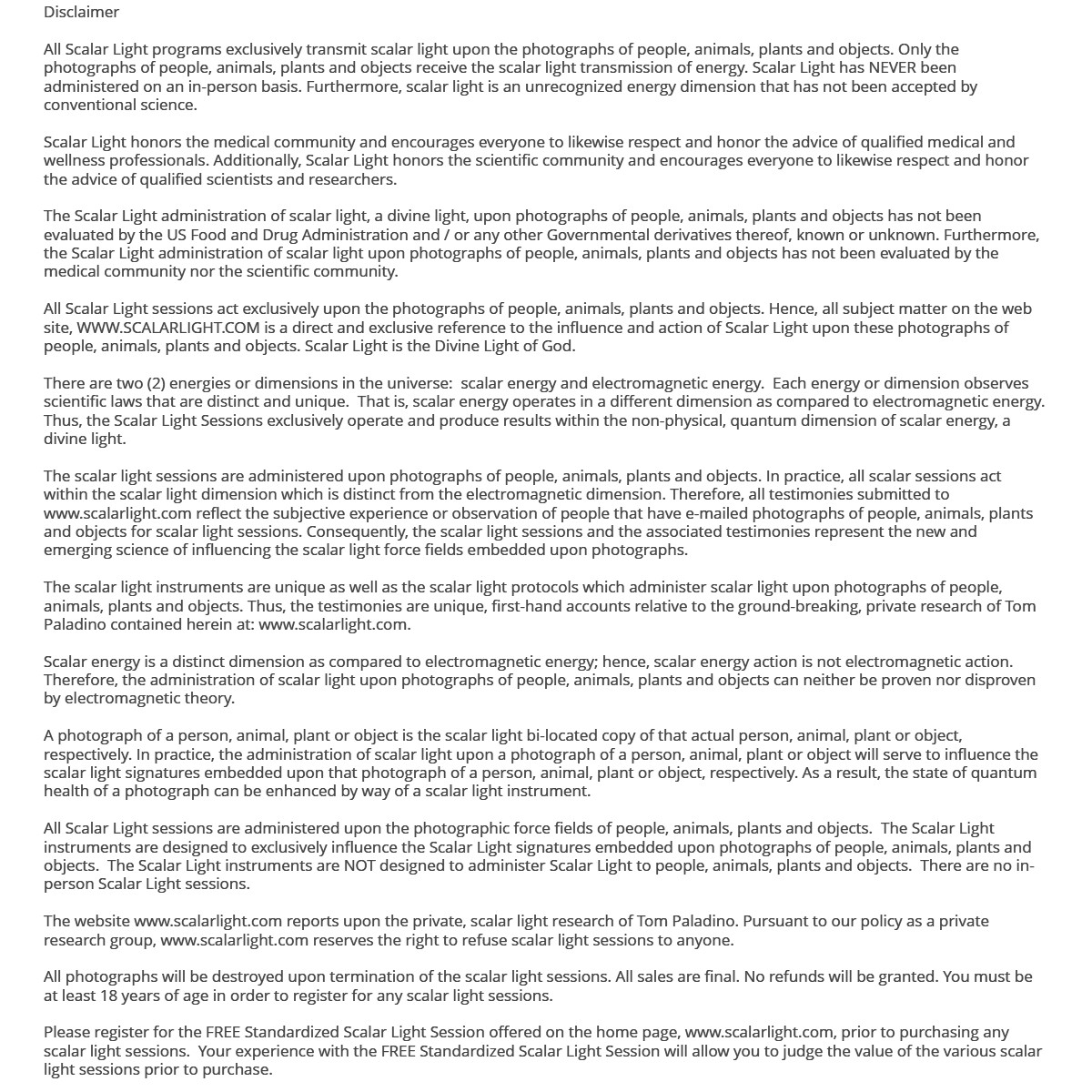 Partner Program Scalar Light